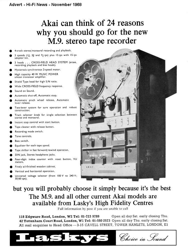 Hi-Fi, Adverts