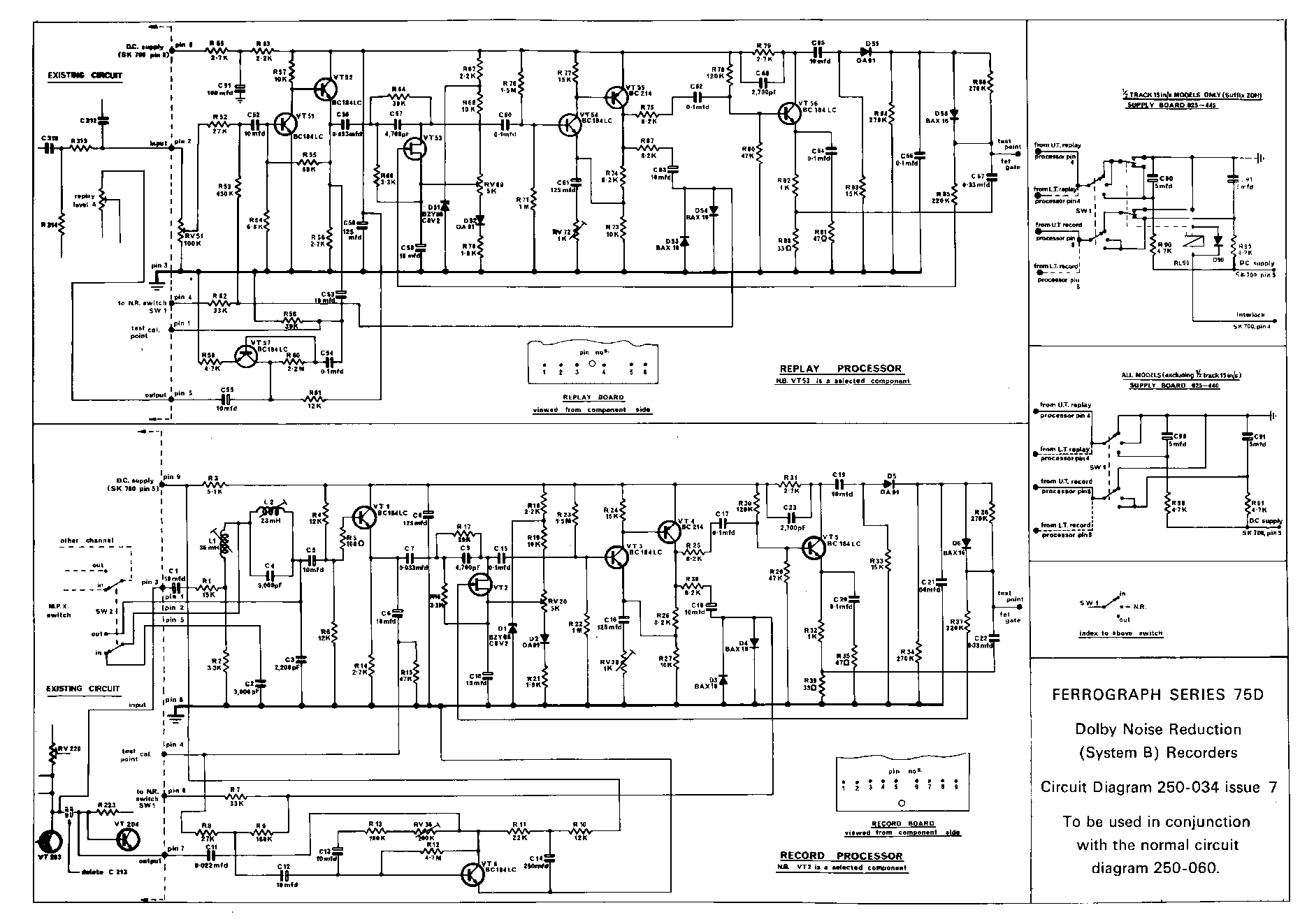 Dolby Circuit Diagram - Record - Dolby Circuit Diagram